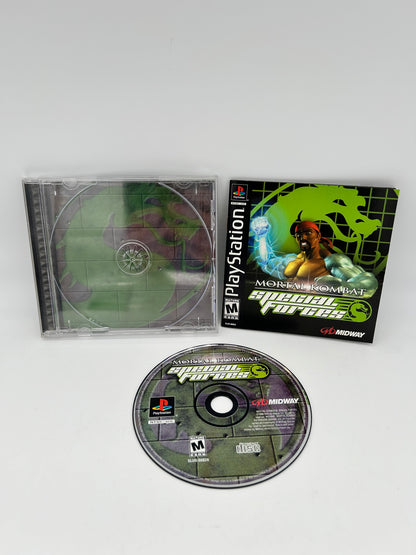 PiXEL-RETRO.COM : SONY PLAYSTATION (PS1) COMPLETE CIB BOX MANUAL GAME NTSC MORTAL KOMBAT SPECIAL FORCES