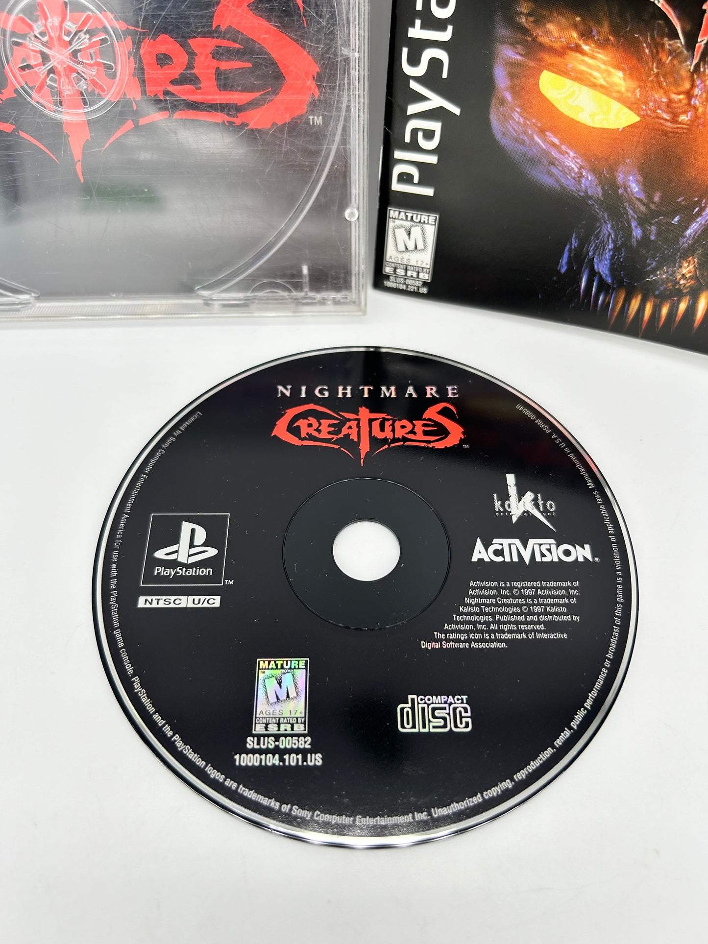 SONY PLAYSTATiON [PS1] | NiGHTMARE CREATURES