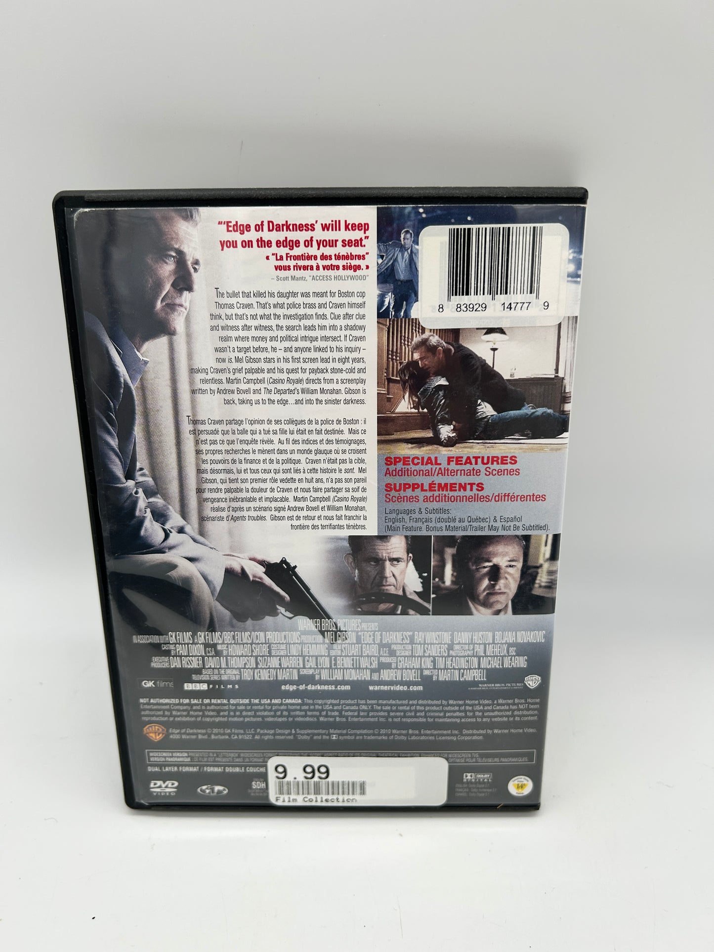 FiLM DVD | LA FRONTiERE DES TENEBRES [EDGE OF DARKNESS]