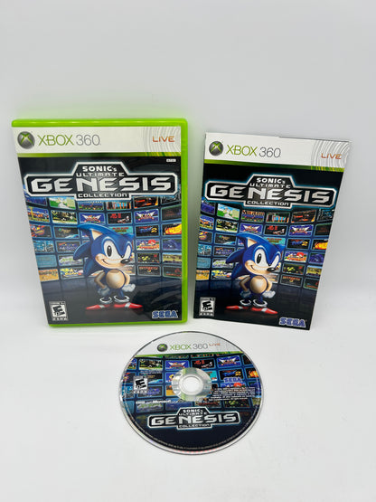 PiXEL-RETRO.COM : MICROSOFT XBOX 360 COMPLETE CIB BOX MANUAL GAME NTSC SONIC'S ULTIMATE GENESIS COLLECTION