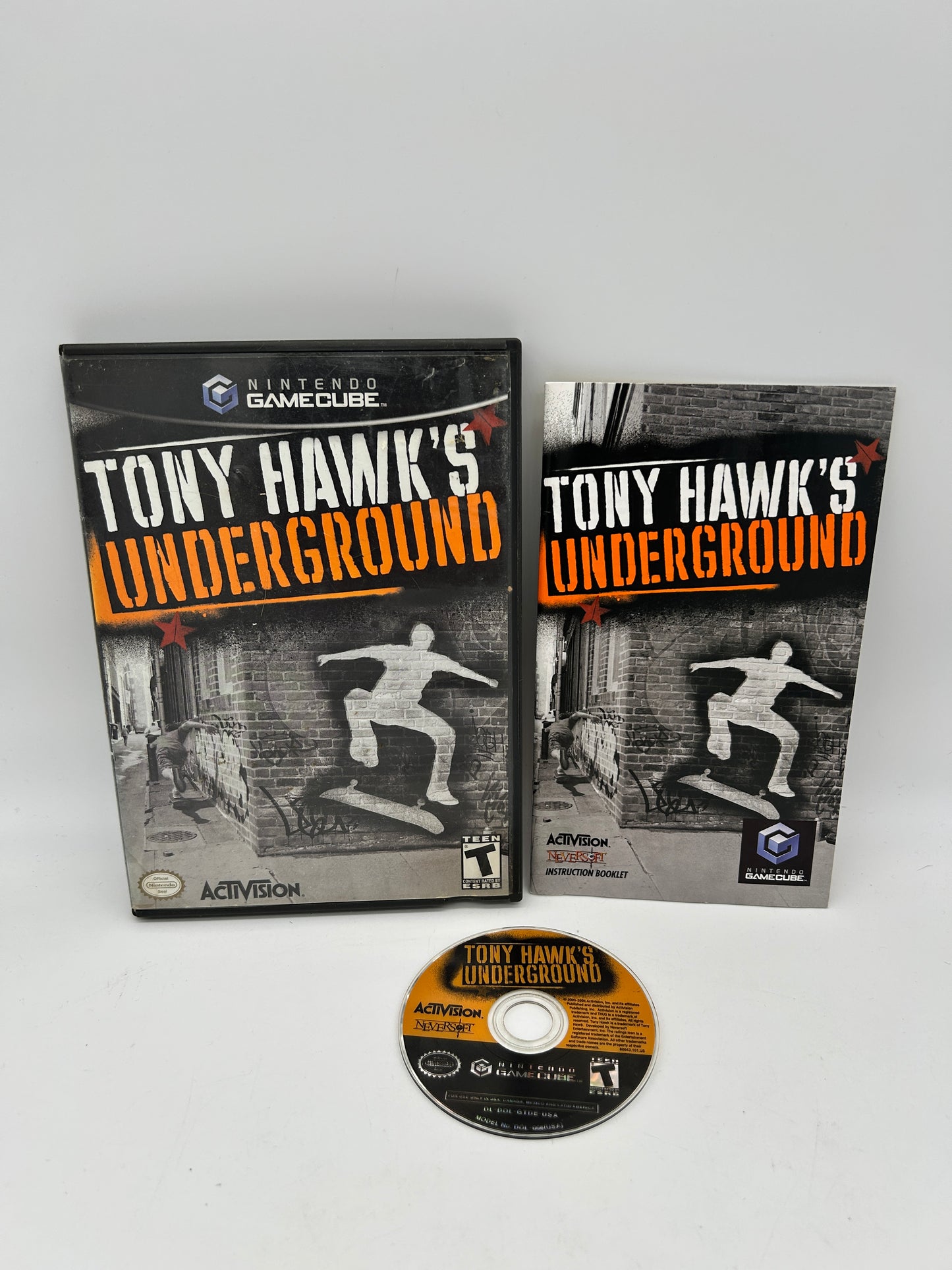 PiXEL-RETRO.COM : NINTENDO GAMECUBE COMPLETE CIB BOX MANUAL GAME NTSC TONY HAWK'S UNDERGROUND