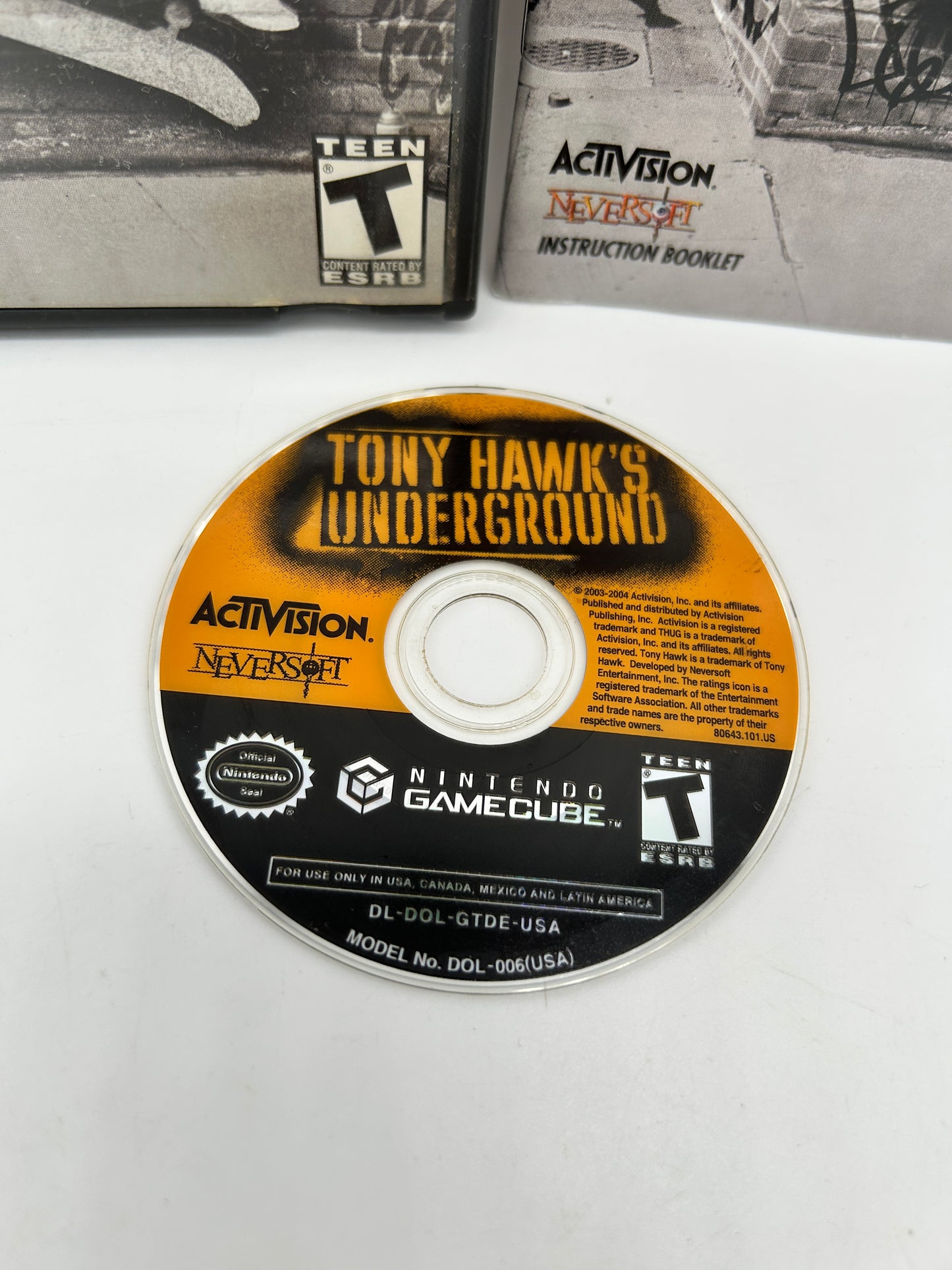 NiNTENDO GAMECUBE [NGC] | TONY HAWKS UNDERGROUND