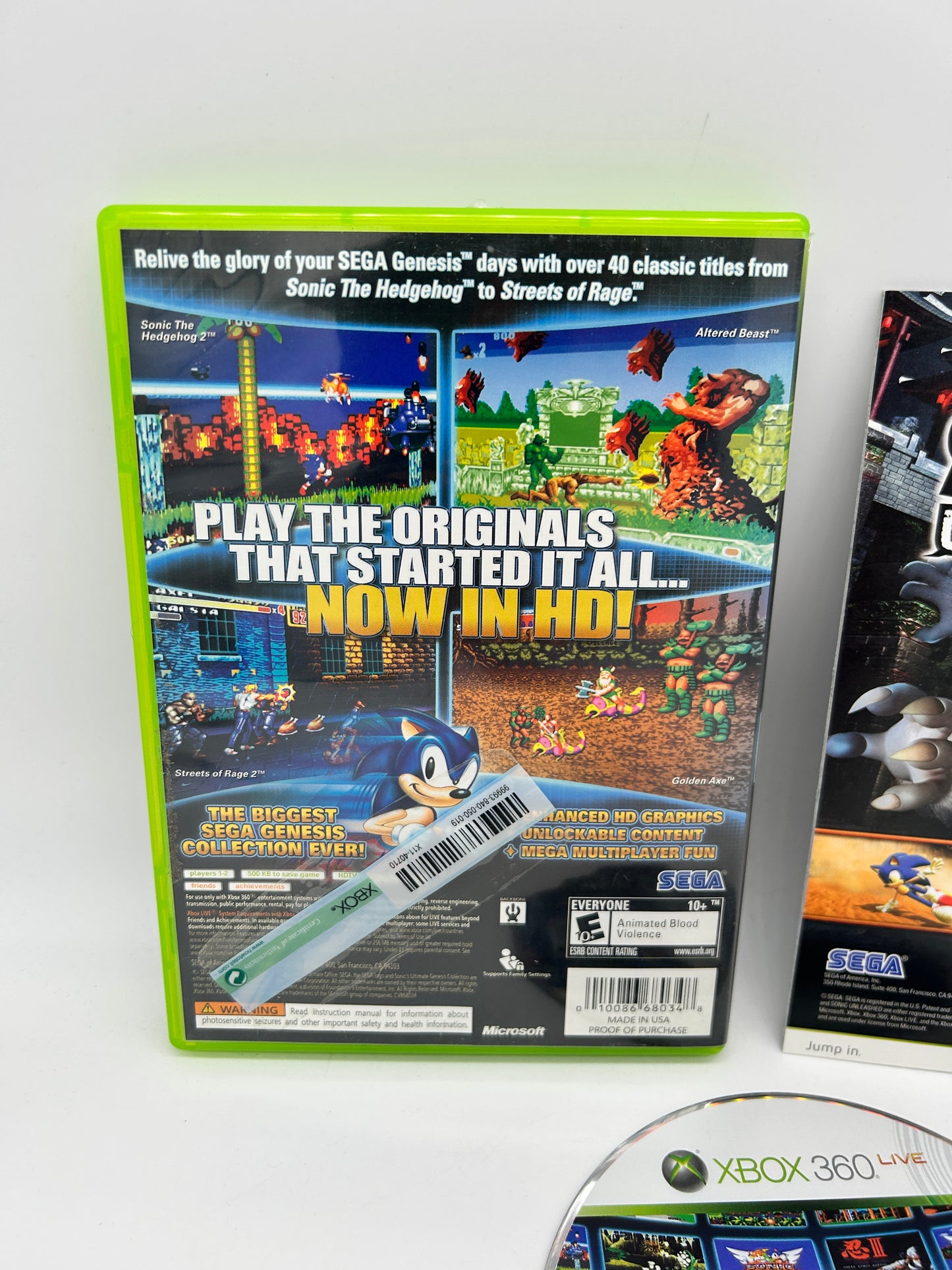 Microsoft XBOX 360 | SONiCS ULTiMATE GENESiS COLLECTION