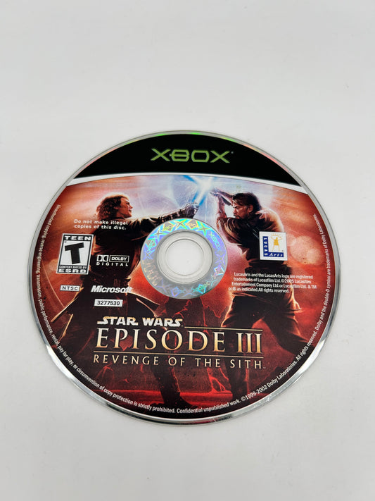 PiXEL-RETRO.COM : MICROSOFT XBOX COMPLETE CIB BOX MANUAL GAME NTSC STAR WARS EPiSODE III REVENGE OF THE SiTH