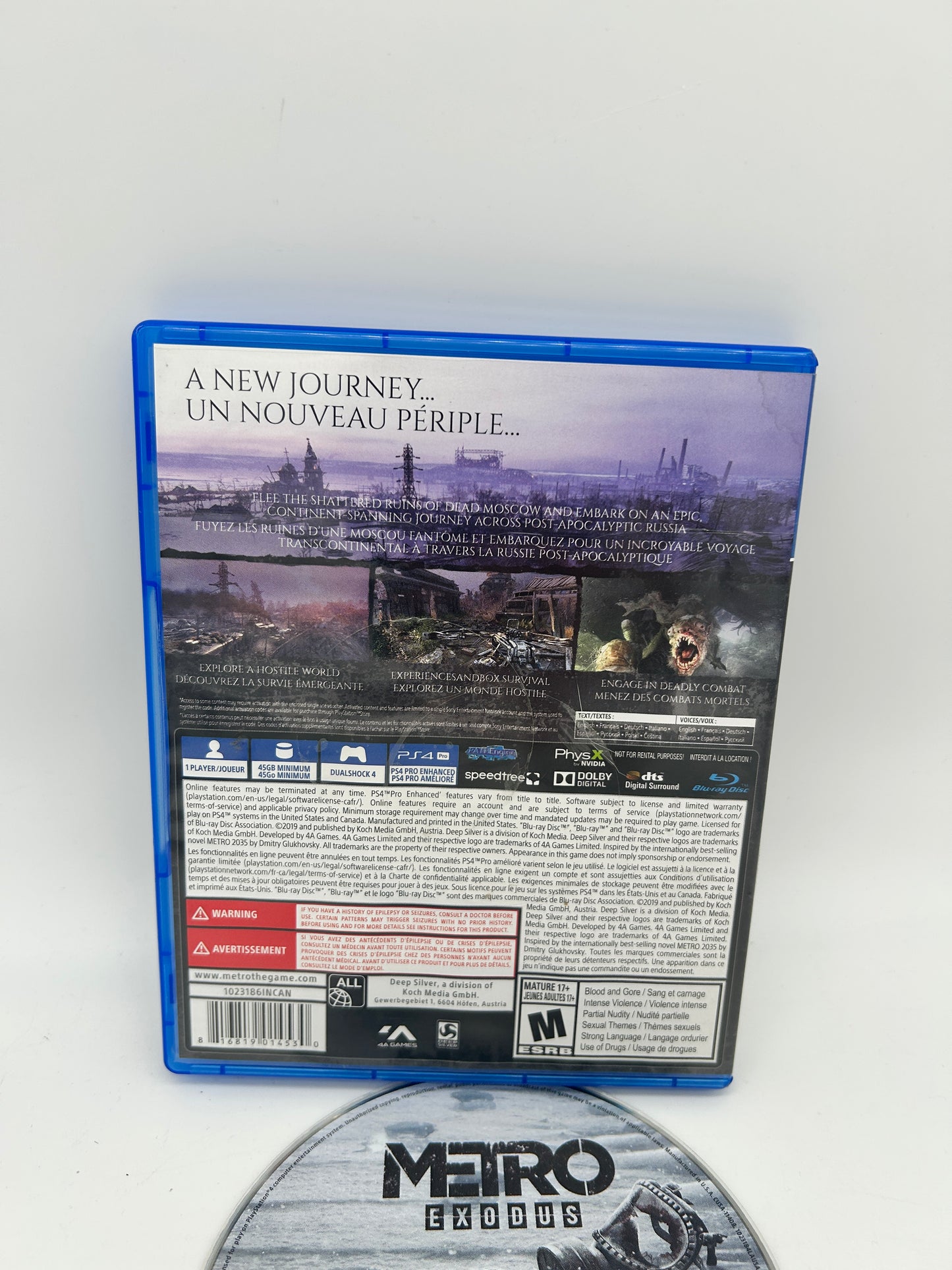 SONY PLAYSTATiON 4 [PS4] | METRO EXODUS