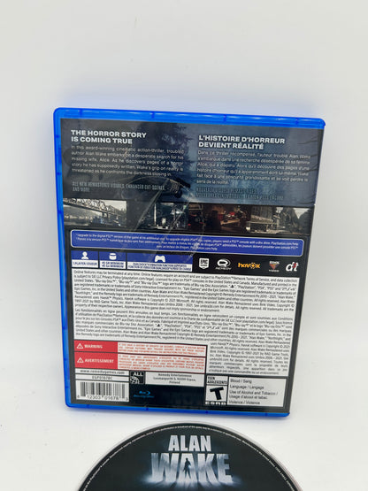 SONY PLAYSTATiON 4 [PS4] | ALAN WAKE REMASTERED