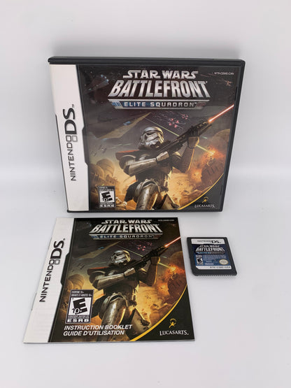 PiXEL-RETRO.COM : NINTENDO DS (DS) COMPLETE CIB BOX MANUAL GAME NTSC STAR WARS BATTLEFRONT ELITE SQUADRON