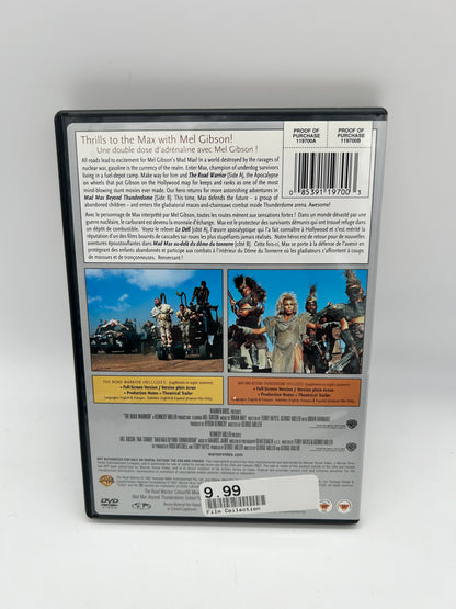 FiLM DVD | MAD MAX LE DEFi AU-DELA DU DOME DU TONNERRE [THE ROAD WARRiOR BEYOND THUNDERDOME] | DOUBLE FEATURE