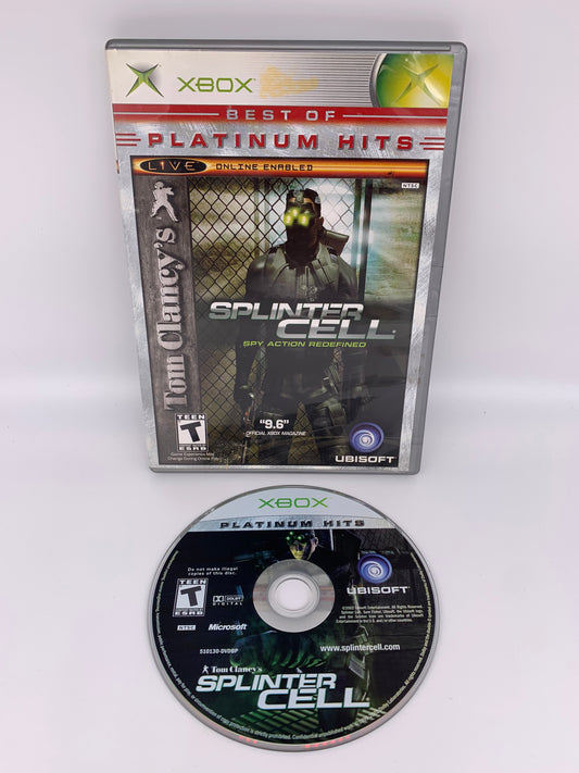 PiXEL-RETRO.COM : MICROSOFT XBOX COMPLETE CIB BOX MANUAL GAME NTSC TOM CLANCEY'S SPLINTER CELL SPY ACTION REDEFINED