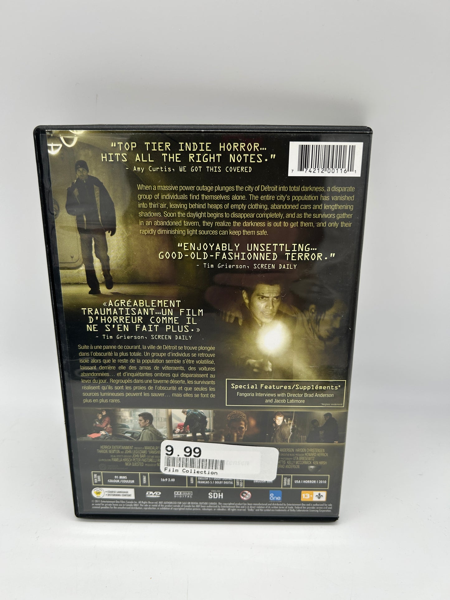 DVD FILM | VANISHING ON 7TH STREET