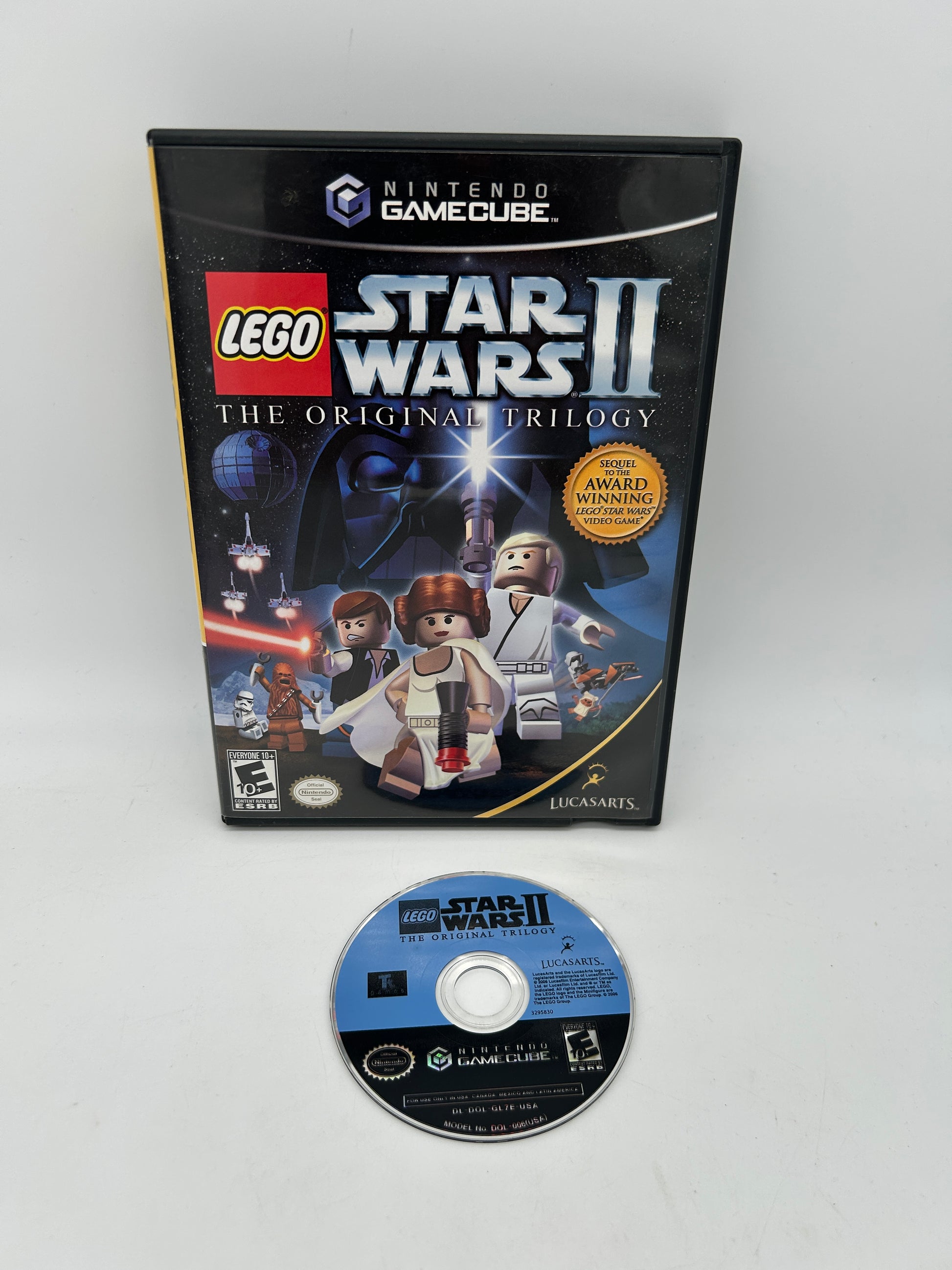 PiXEL-RETRO.COM : NINTENDO GAMECUBE COMPLETE CIB BOX MANUAL GAME NTSC LEGO STAR WARS II THE ORIGINAL TRILOGY