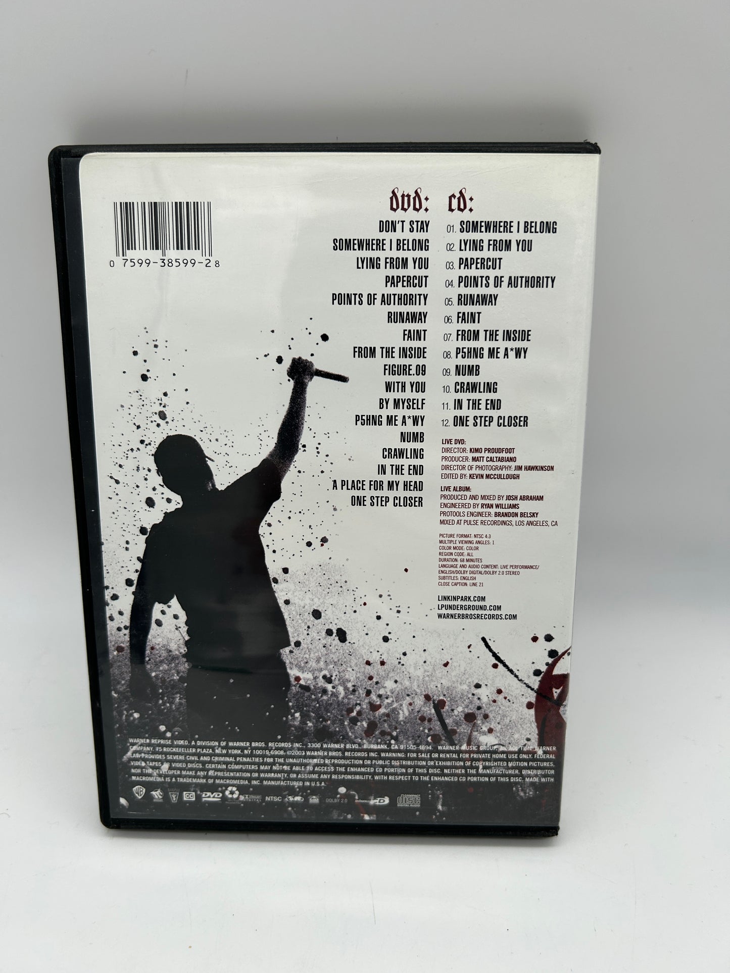 SPECTACLE DVD | LiNKiN PARK LiVE iN TEXAS