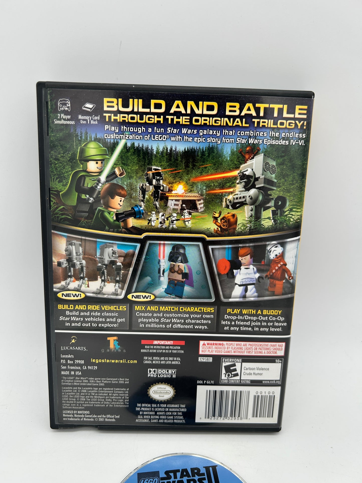 NiNTENDO GAMECUBE [NGC] | LEGO STAR WARS II THE ORiGiNAL TRiLOGY
