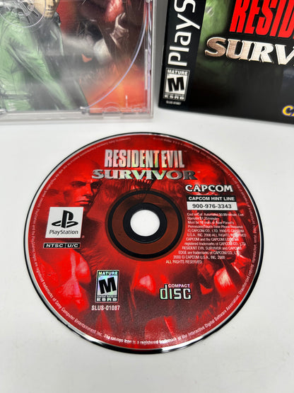 SONY PLAYSTATiON [PS1] | RESiDENT EViL SURViVOR