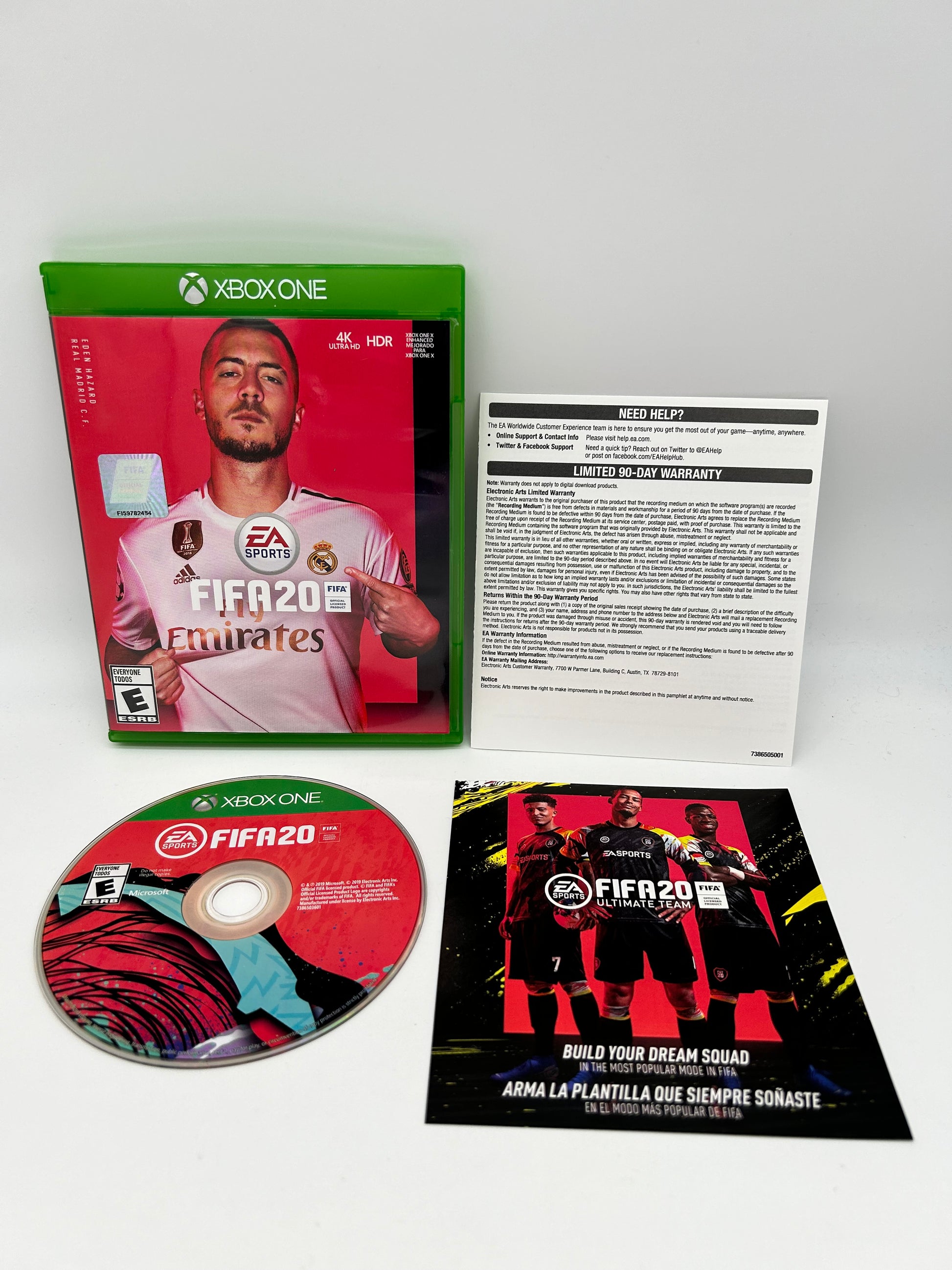 PiXEL-RETRO.COM : MICROSOFT XBOX ONE COMPLETE CIB BOX MANUAL GAME NTSC FIFA 20