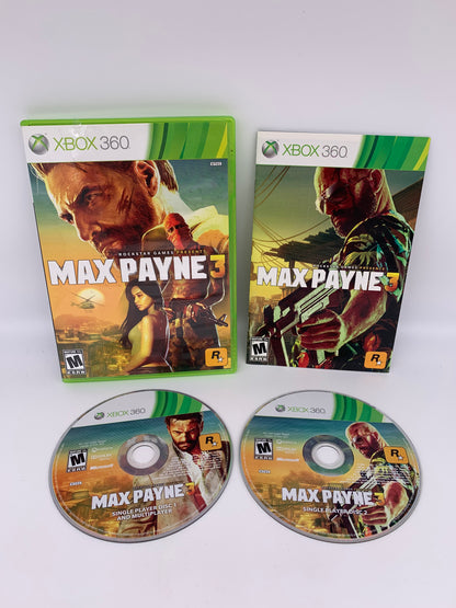 PiXEL-RETRO.COM : MICROSOFT XBOX 360 COMPLETE CIB BOX MANUAL GAME NTSC MAX PAYNE 3