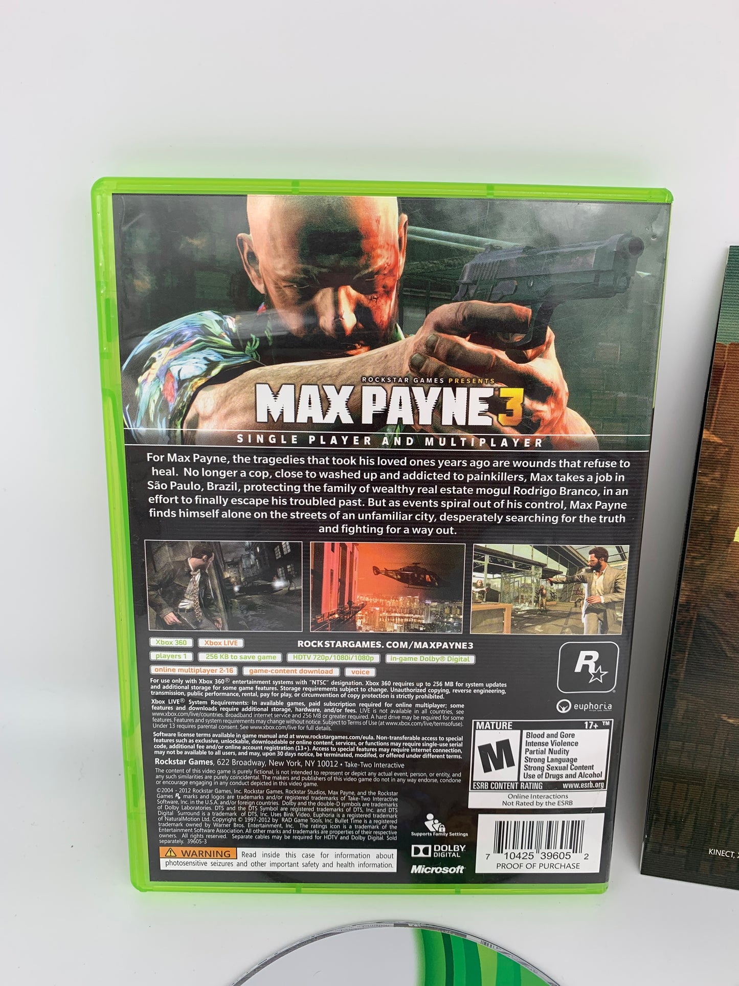 MiCROSOFT XBOX 360 | MAX PAYNE 3