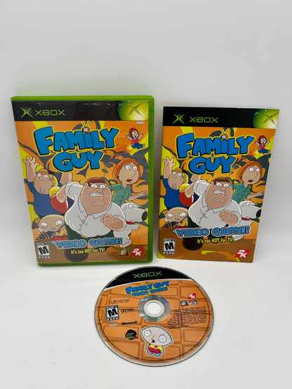 PiXEL-RETRO.COM : MICROSOFT XBOX COMPLETE CIB BOX MANUAL GAME NTSC FAMILY GUY