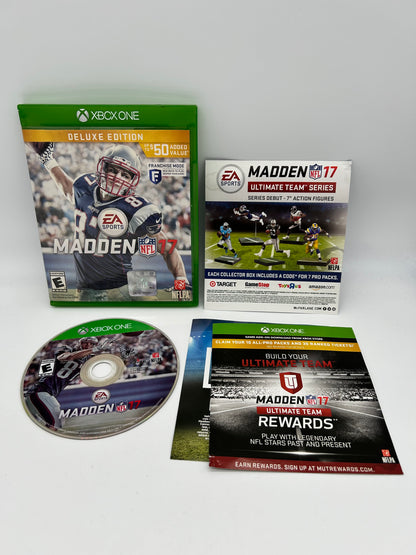 PiXEL-RETRO.COM : MICROSOFT XBOX ONE COMPLETE CIB BOX MANUAL GAME NTSC MADDEN NFL 17 DELUXE EDITION