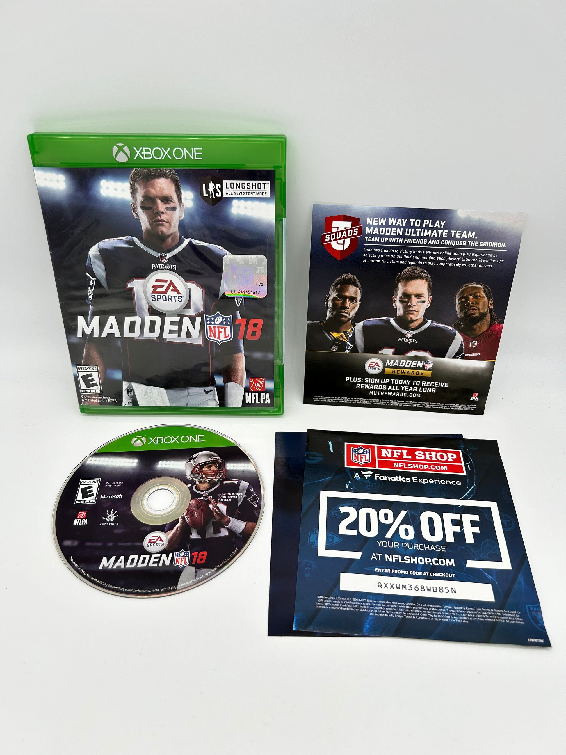 PiXEL-RETRO.COM : MICROSOFT XBOX ONE COMPLETE CIB BOX MANUAL GAME NTSC MADDEN NFL 18