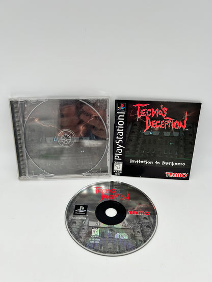 SONY PLAYSTATiON [PS1] | TECMOS DECEPTiON INVITATiON TO DARKNESS