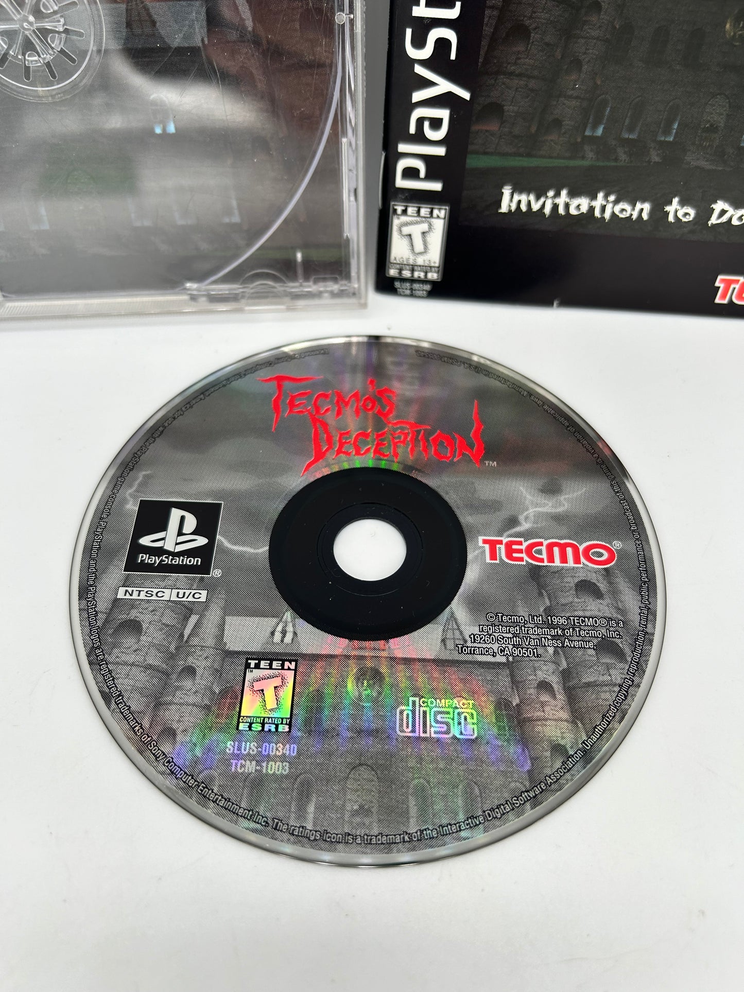 SONY PLAYSTATiON [PS1] | TECMOS DECEPTiON INVITATiON TO DARKNESS