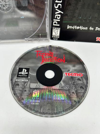 SONY PLAYSTATiON [PS1] | TECMOS DECEPTiON INVITATiON TO DARKNESS