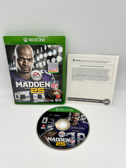 PiXEL-RETRO.COM : MICROSOFT XBOX ONE COMPLETE CIB BOX MANUAL GAME NTSC MADDEN NFL 25