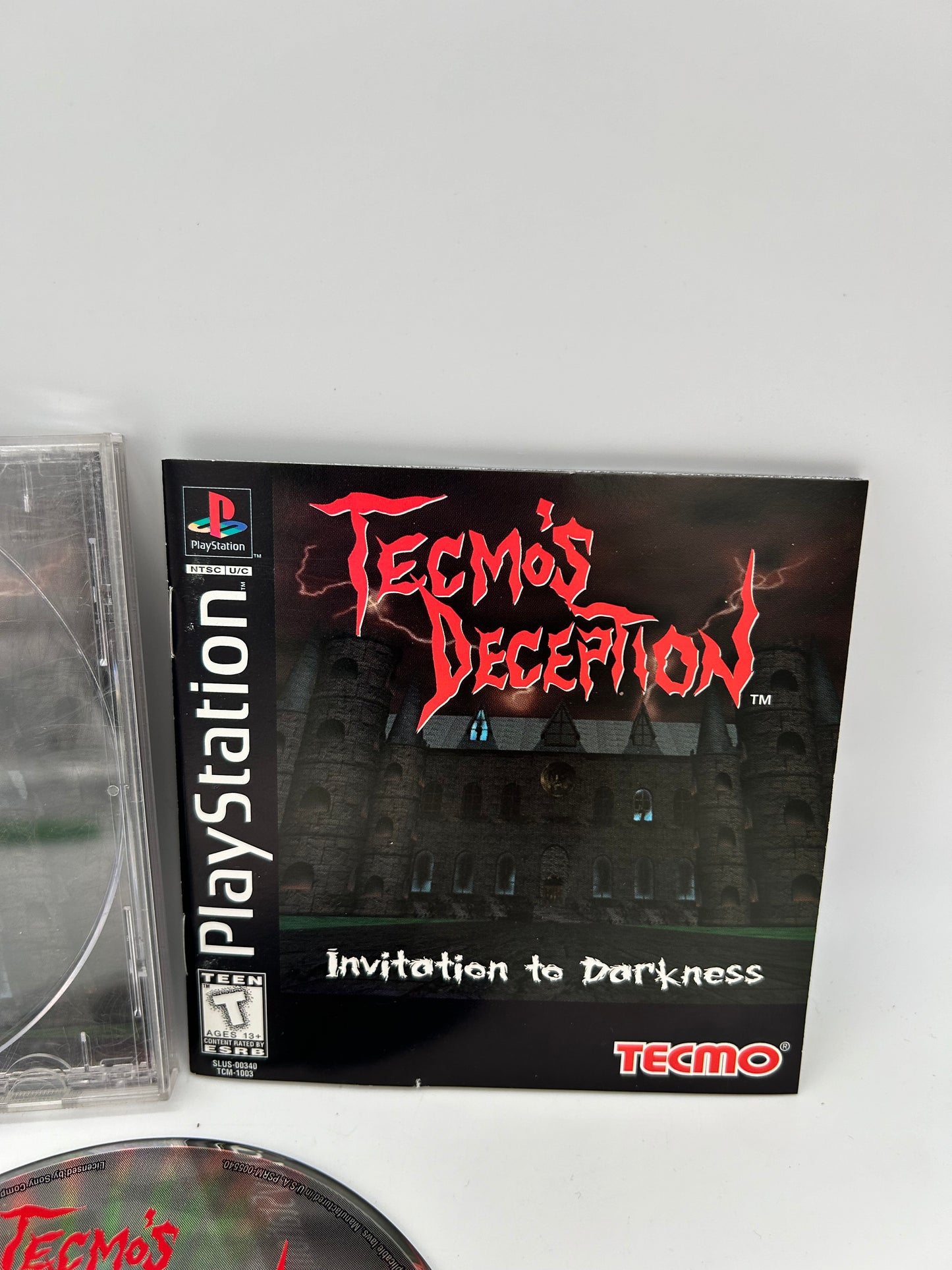 SONY PLAYSTATiON [PS1] | TECMOS DECEPTiON INVITATiON TO DARKNESS