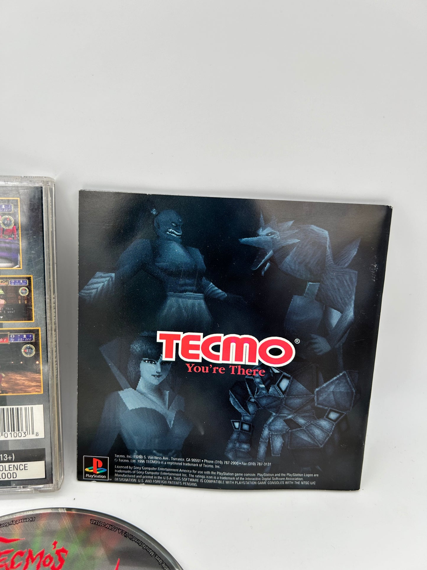 SONY PLAYSTATiON [PS1] | TECMOS DECEPTiON INVITATiON TO DARKNESS