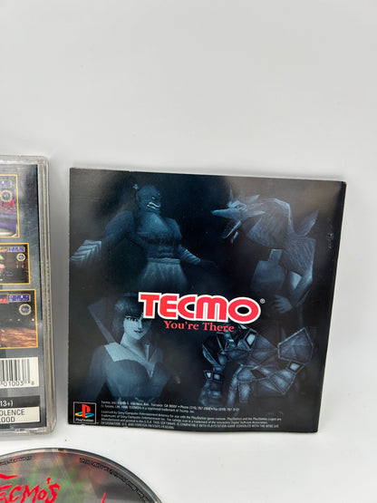 SONY PLAYSTATiON [PS1] | TECMOS DECEPTiON iNViTATiON TO DARKNESS