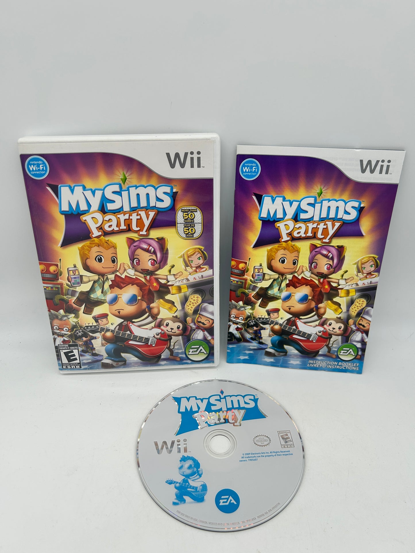 PiXEL-RETRO.COM : NINTENDO WII COMPLET CIB BOX MANUAL GAME NTSC MYSIMS PARTY