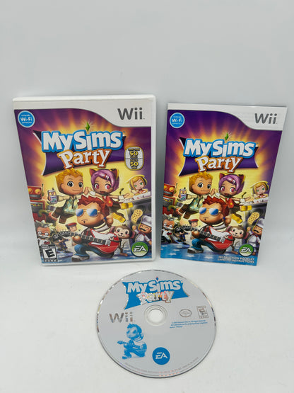 PiXEL-RETRO.COM : NINTENDO WII COMPLET CIB BOX MANUAL GAME NTSC MYSIMS PARTY