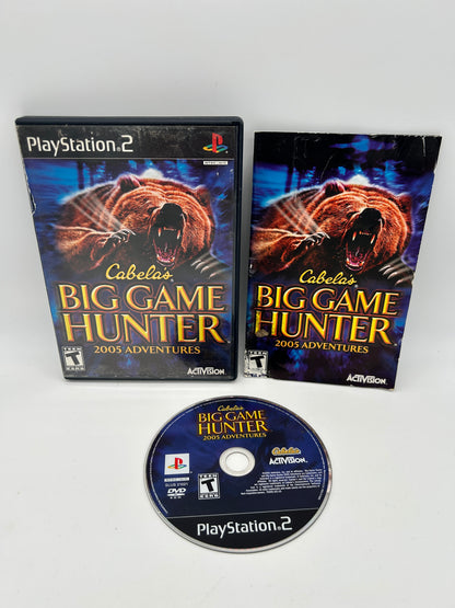 PiXEL-RETRO.COM : SONY PLAYSTATION 2 (PS2) COMPLET CIB BOX MANUAL GAME NTSC CABELA'S BIG GAME HUNTER 2005 ADVENTURES