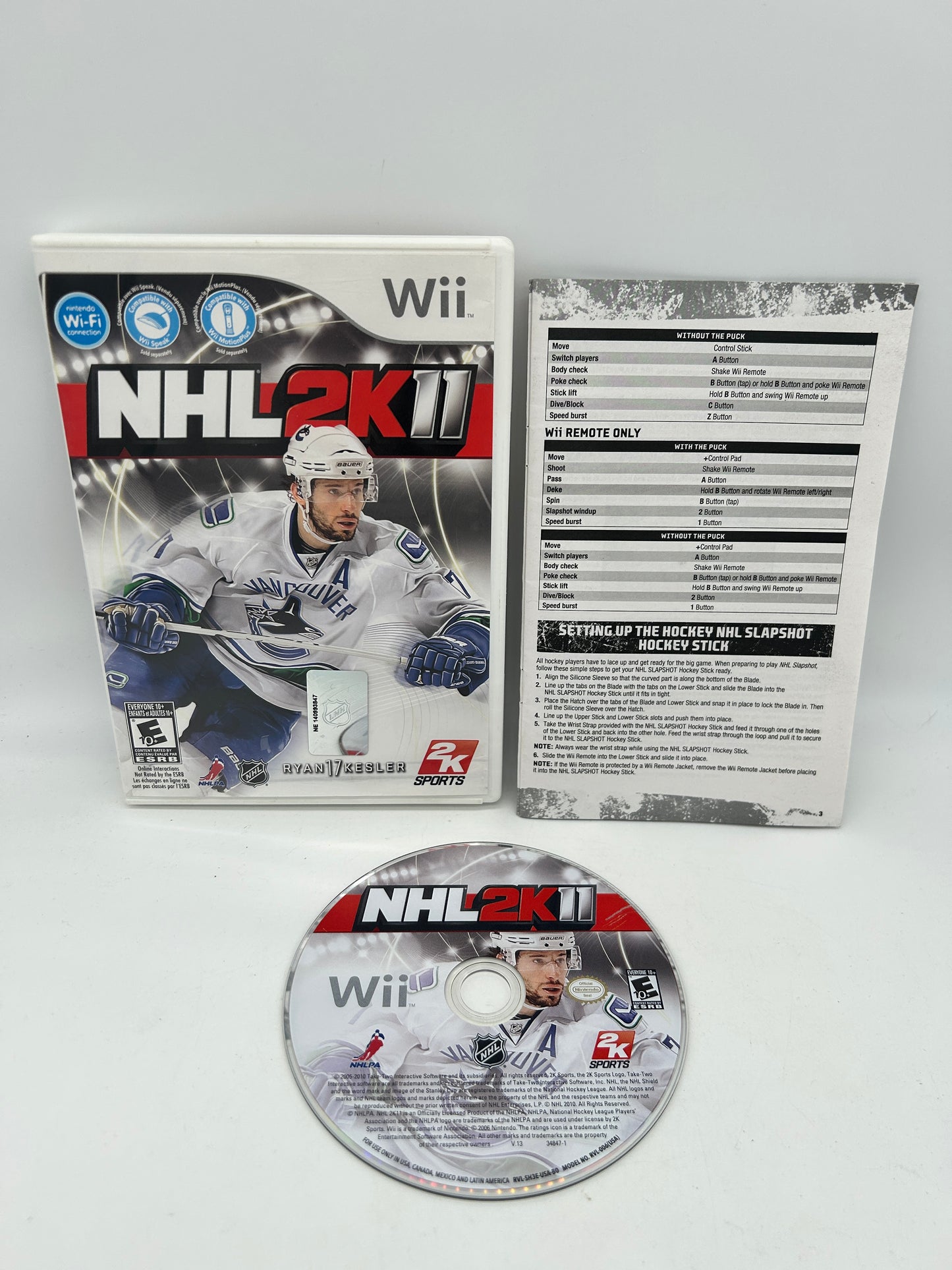 PiXEL-RETRO.COM : NINTENDO WII COMPLET CIB BOX MANUAL GAME NTSC 2K SPORTS NHL 2K11