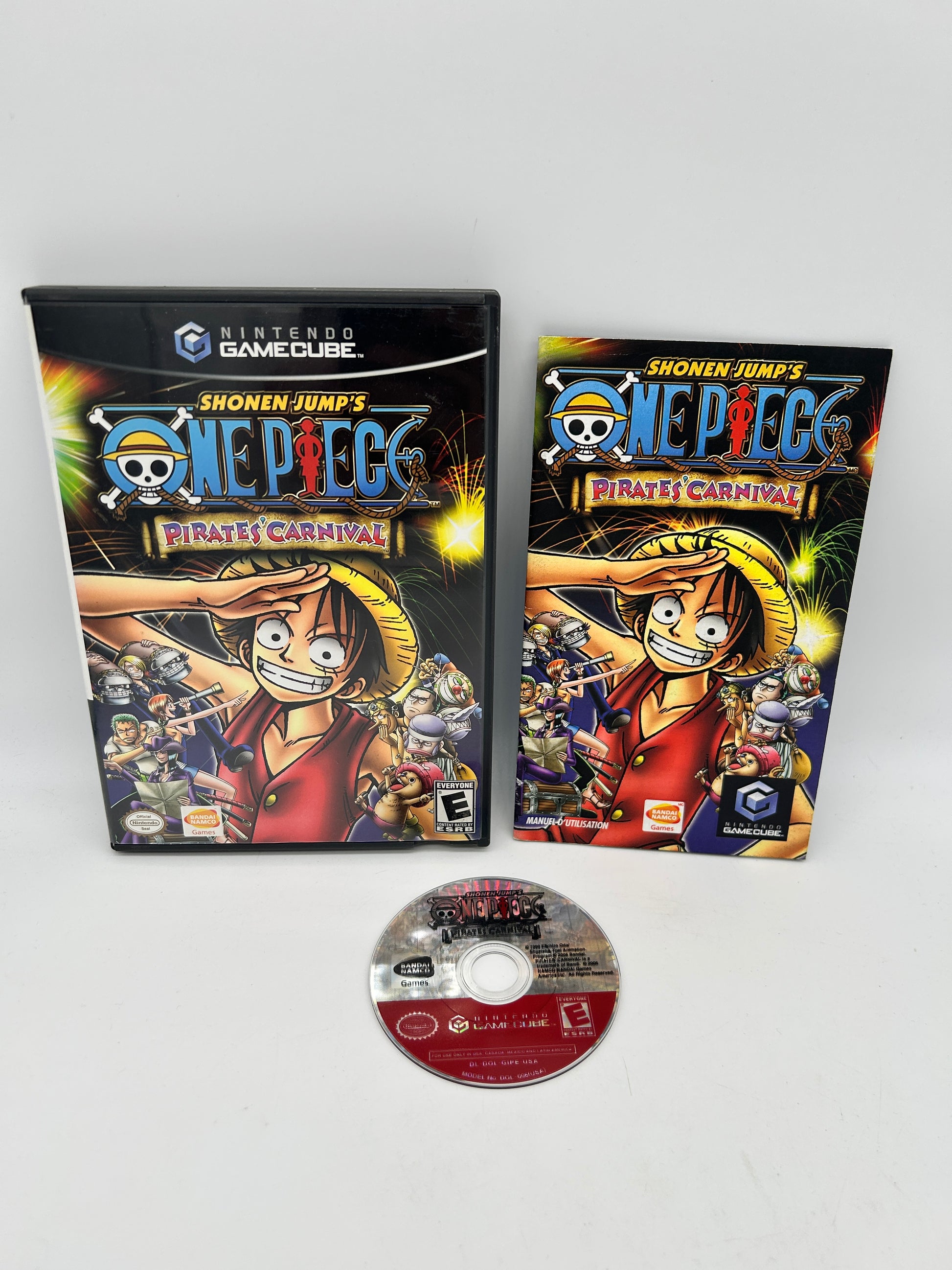 PiXEL-RETRO.COM : NINTENDO GAMECUBE COMPLETE (CIB) BOX INSTRUCTION MANUAL GAME NTSC ONE PIECE PIRATE'S CARNIVAL