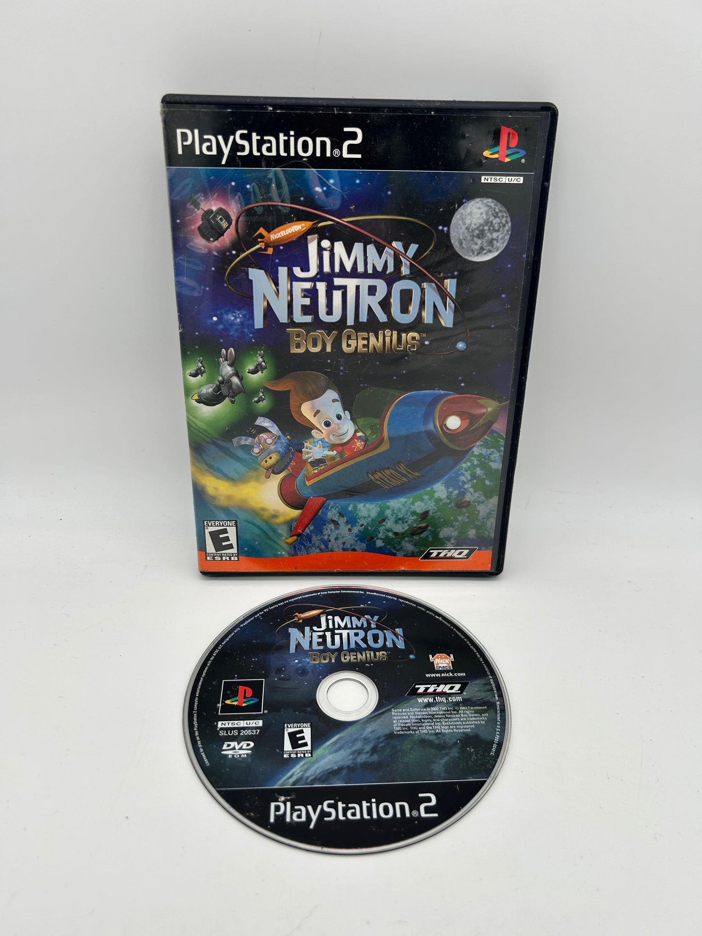 PiXEL-RETRO.COM : SONY PLAYSTATION 2 (PS2) COMPLET CIB BOX MANUAL GAME NTSC JIMMY NEUTRON BOY GENIUS 