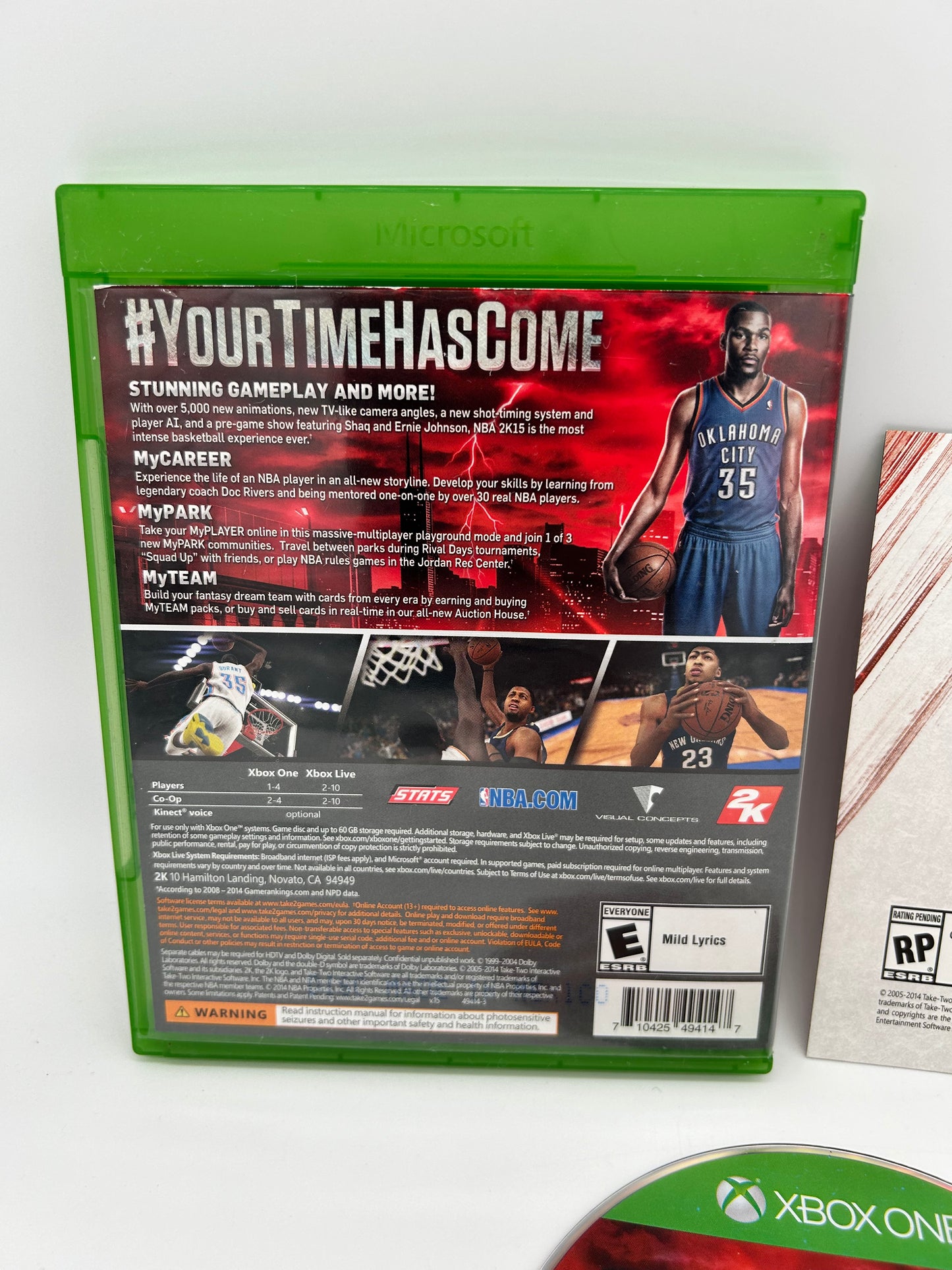 MiCROSOFT XBOX ONE | NBA 2K15