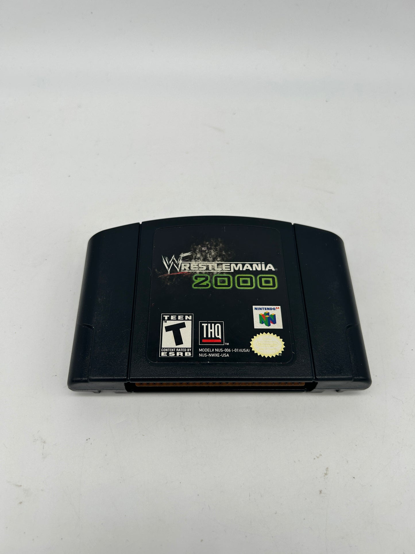 PiXEL-RETRO.COM : NINTENDO 64 (N64) GAME NTSC WWF WRESTLEMANIA 2000