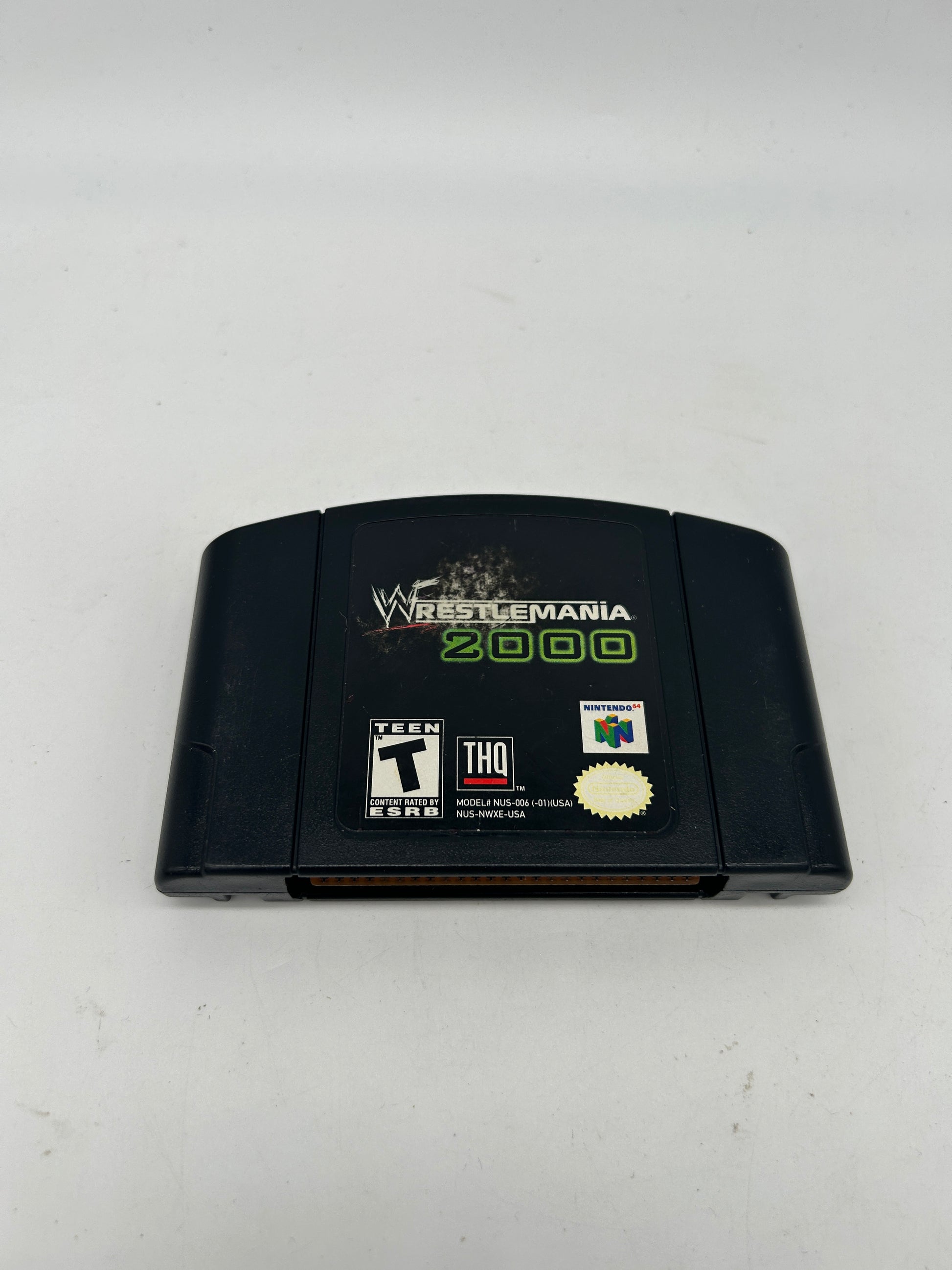 PiXEL-RETRO.COM : NINTENDO 64 (N64) GAME NTSC WWF WRESTLEMANIA 2000