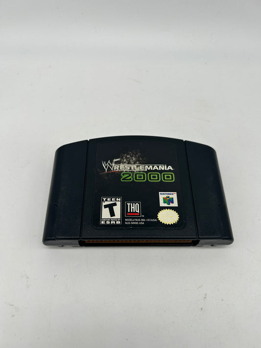 PiXEL-RETRO.COM : NINTENDO 64 (N64) GAME NTSC WWF WRESTLEMANIA 2000