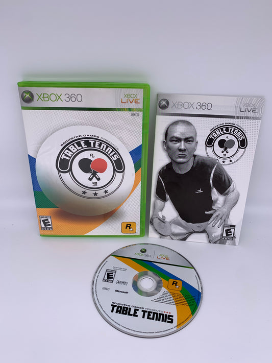 PiXEL-RETRO.COM : MICROSOFT XBOX 360 COMPLETE CIB BOX MANUAL GAME NTSC TABLE TENNIS