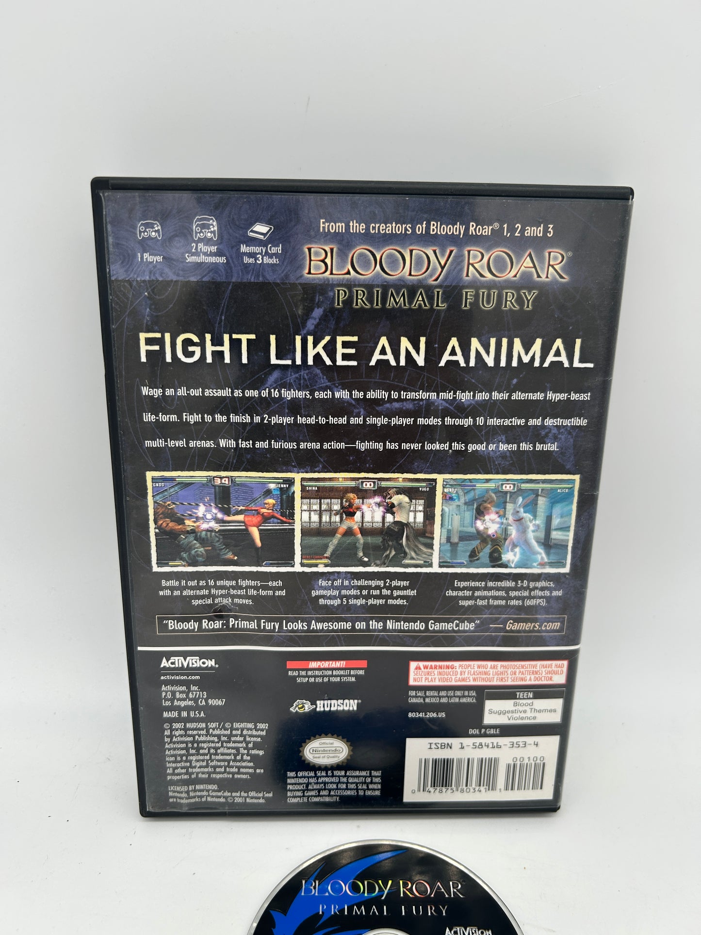 NiNTENDO GAMECUBE [NGC] | BLOODY ROAR PRiMAL FURY