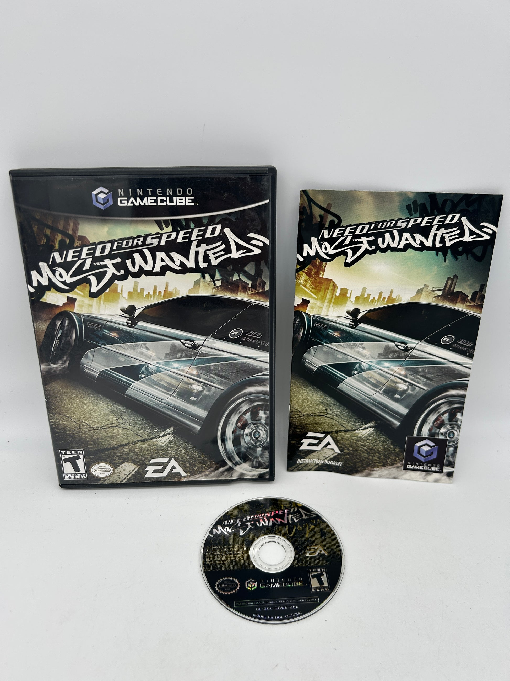 PiXEL-RETRO.COM : NINTENDO GAMECUBE COMPLETE CIB BOX MANUAL GAME NTSC NEED FOR SPEED MOST WANTED