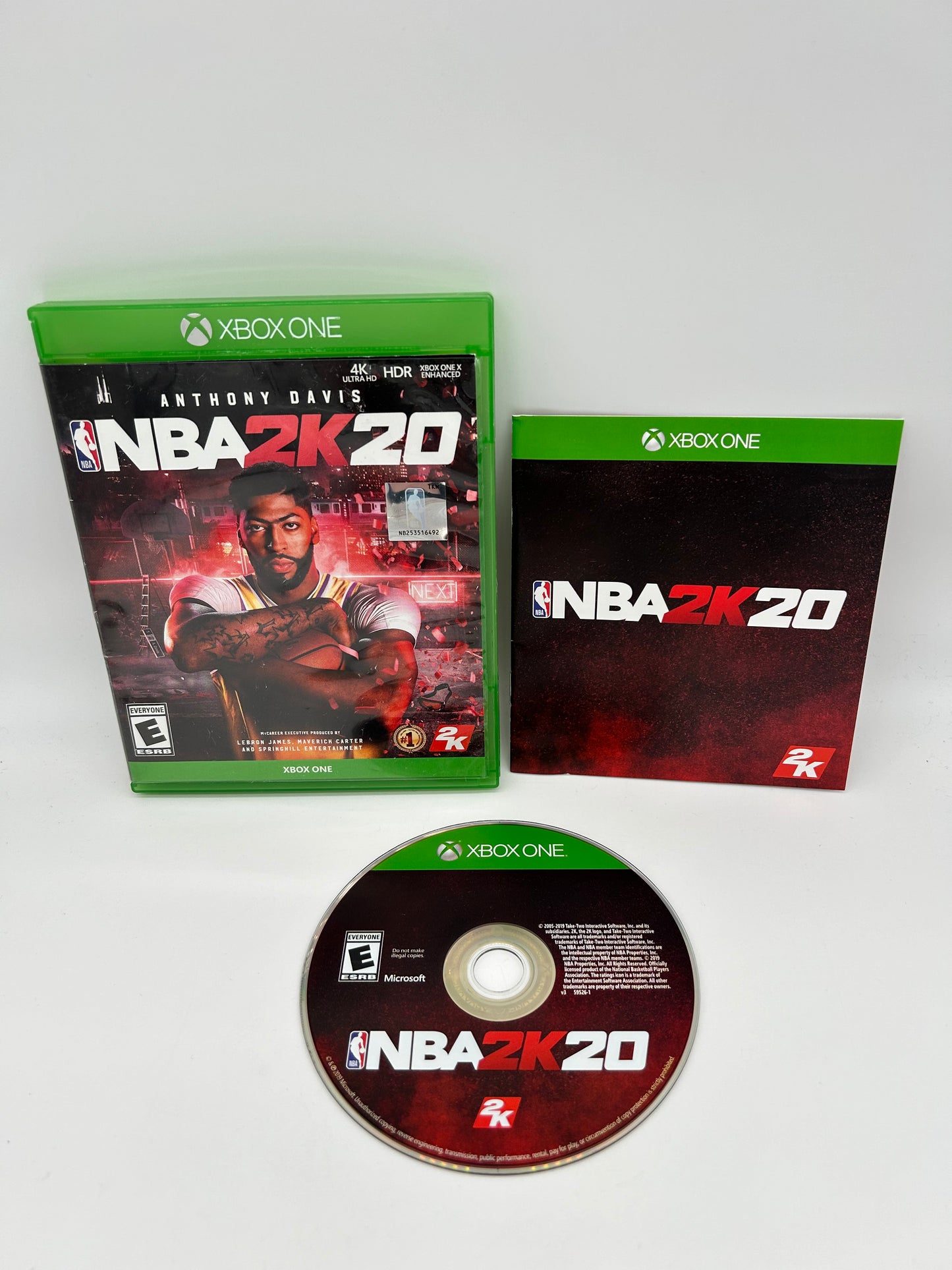 PiXEL-RETRO.COM : MICROSOFT XBOX ONE COMPLETE CIB BOX MANUAL GAME NTSC NBA 2K20