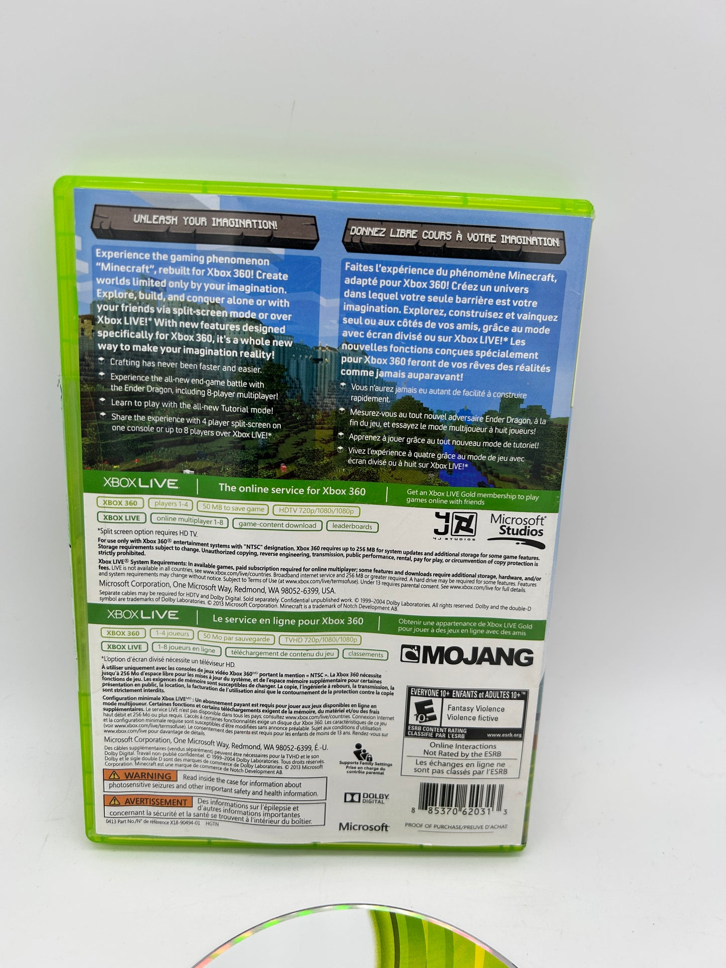 MiCROSOFT XBOX 360 | MiNECRAFT XBOX 360 EDiTiON