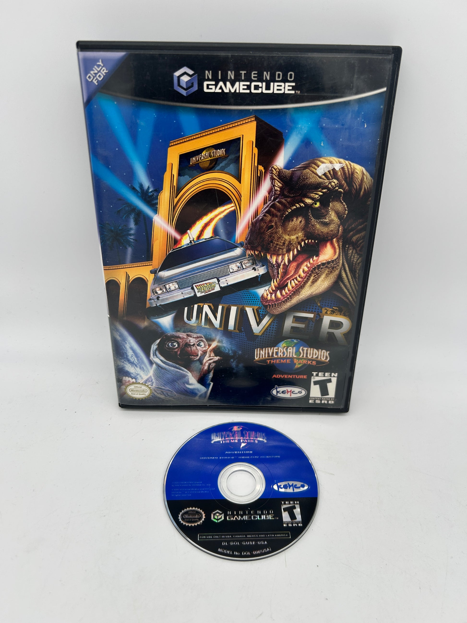 PiXEL-RETRO.COM : NINTENDO GAMECUBE COMPLETE CIB BOX MANUAL GAME NTSC UNIVERSAL STUDIOS THEME PARKS ADVENTURE