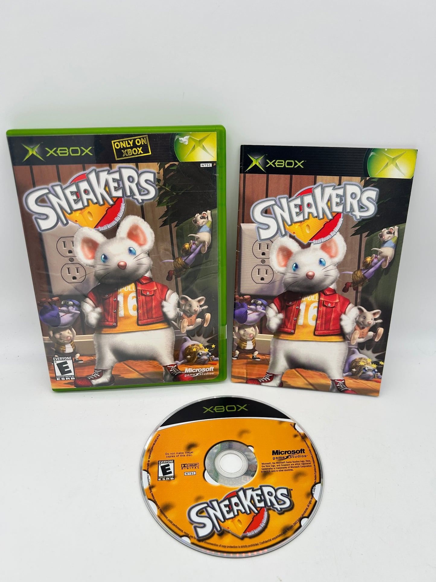 PiXEL-RETRO.COM : MICROSOFT XBOX COMPLETE CIB BOX MANUAL GAME NTSC SNEAKERS