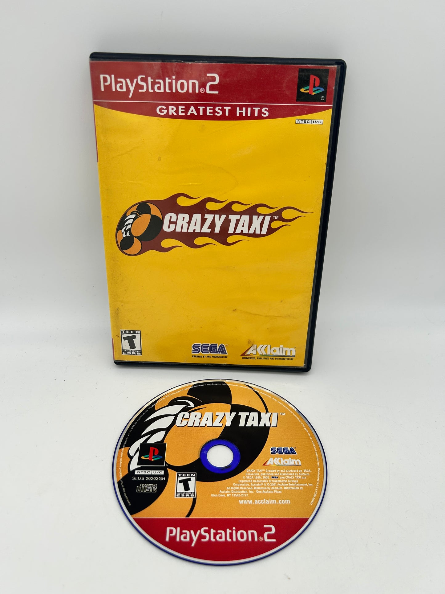 PiXEL-RETRO.COM : SONY PLAYSTATION 2 (PS2) COMPLET CIB BOX MANUAL GAME NTSC CRAZY TAXI