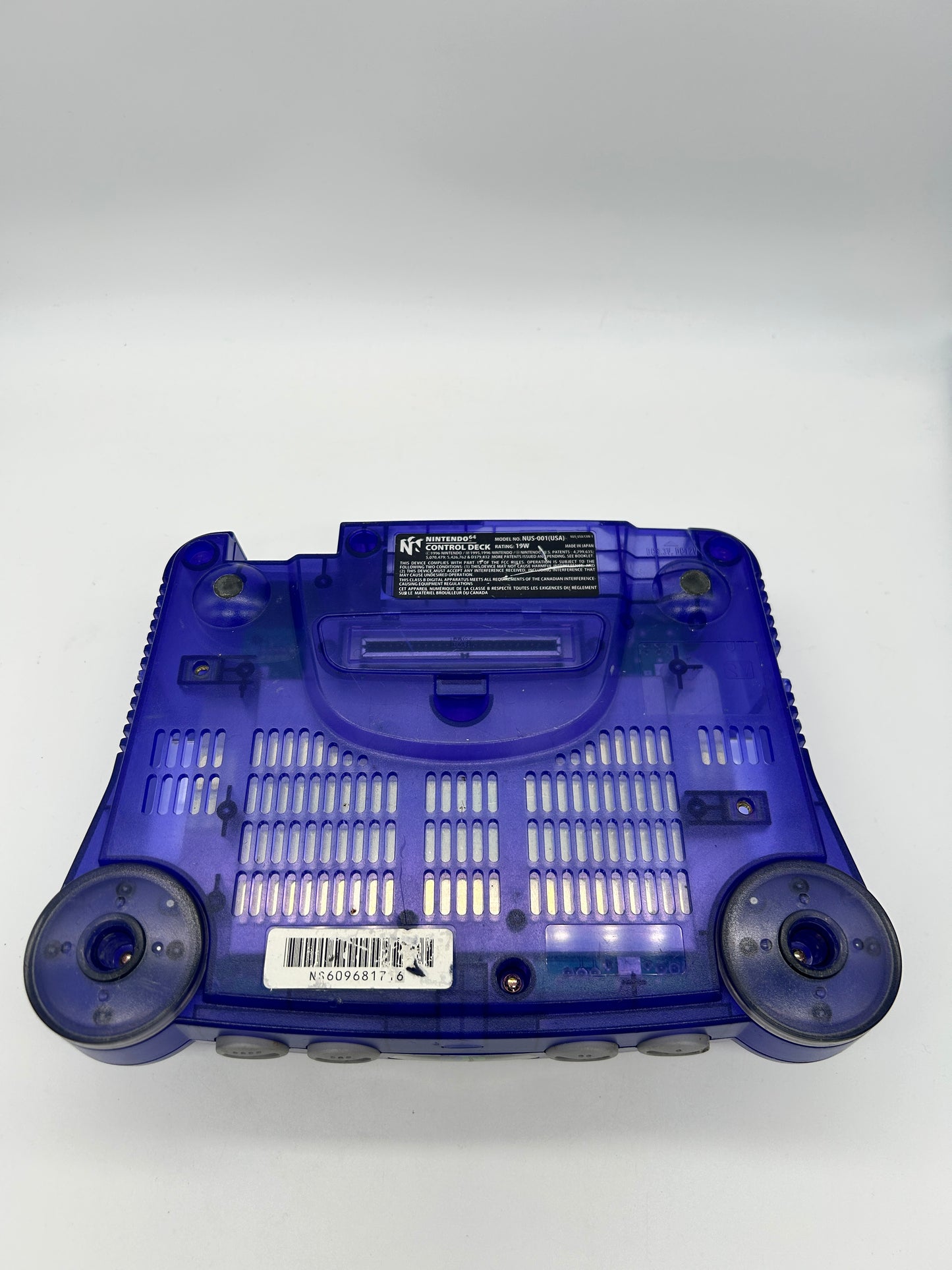 NiNTENDO 64 [N64] CONSOLE | MODEL MAUVE NUS-001 USA FUNTASTiC GRAPE PURPLE